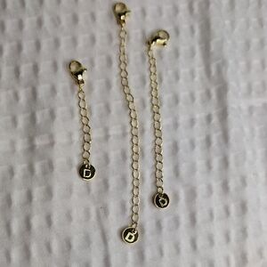 Fissen Set Of 3 Initial "D" Elegan Chain Jewelry Set